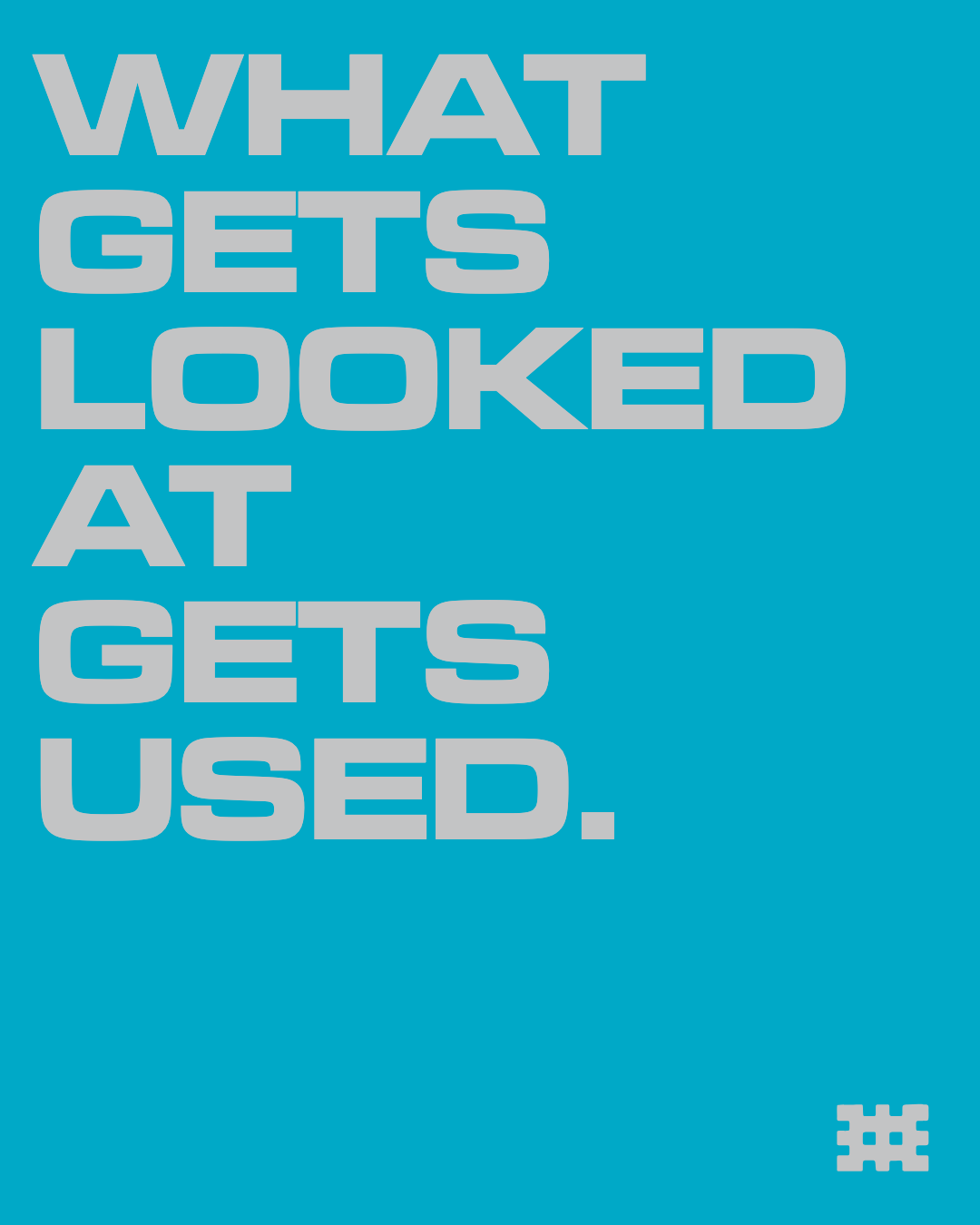What gets looked at gets used — put one number that shows the tool is working where the team already looks.