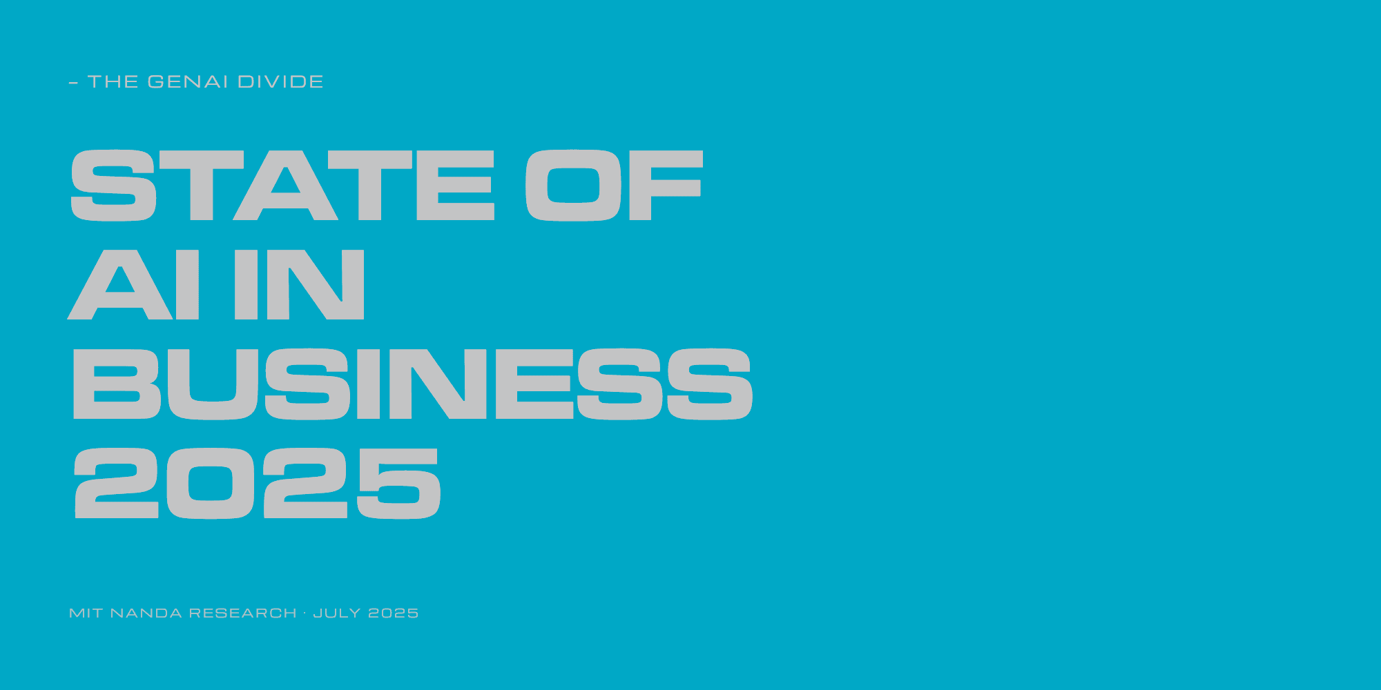 state of ai in business 2025 preview